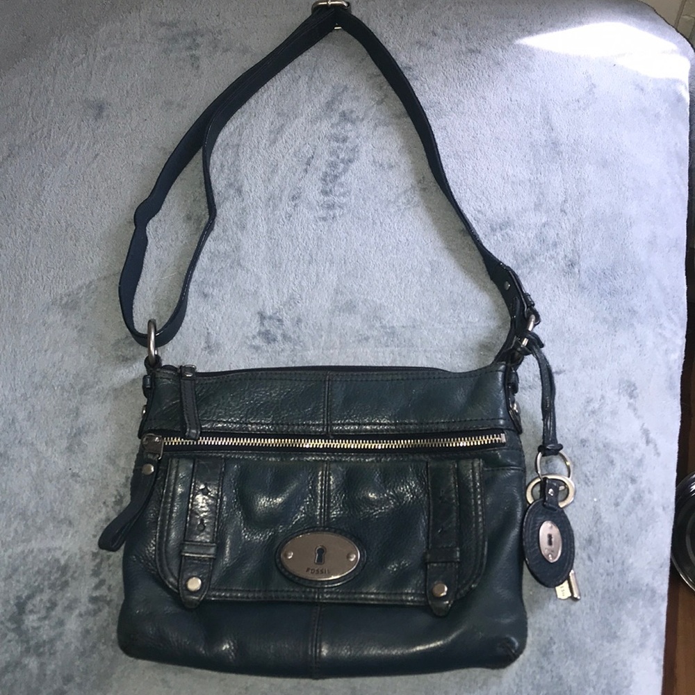 Leather Fossil brand purse